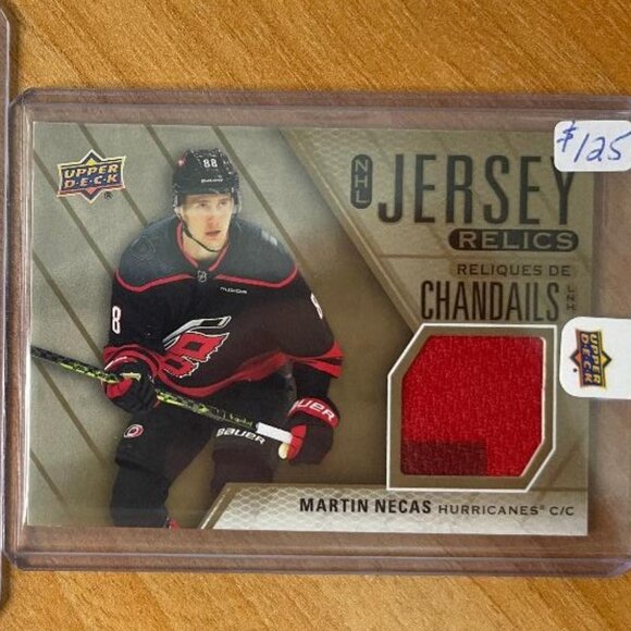 2024-25 Upper Deck Tim Hortons Jerseys #JMN Martin Necas Hockey Card - Picture 1 of 4
